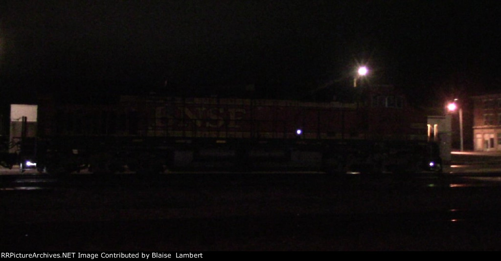 CN C745 heads back onto the BNSF